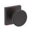 Solvang Full Dummy Knob with Contemporary Square Rose in Lifetime (PVD) Polished Nickel-573679949