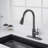 Pull Down Single Handle Kitchen Faucet with Accessories-59881648