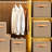 1PC Large Wardrobe Clothes Storage Box, Closet Storage Box And Storage Cabinet With Handles, Foldable Fabric Drawer Storage Box, Clothes Divider, Jeans, Sweater, Bra-1904060905