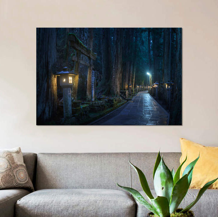 «Japon», reproduction de photo sur toile, H 18 po x l 26 po x P 1,5 po, Toile tendue, Pas de tapis