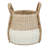 Armadi Two Tone Wicker Basket with Handles-608089933