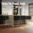 Modern Bar stool,Barrel Counter Height Bar Stools,Black PU Leather with Gold Metal Legs-501248945-501248948-501248938
