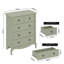 Sterra 5 Drawer Chest of Drawers-104069237