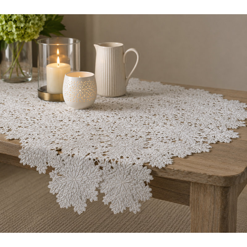 Shimmer Snowflake Table Topper