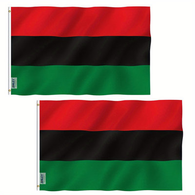 Fly Breeze 3x5 Foot Afro American Flag - Pan-African Flags Polyester
