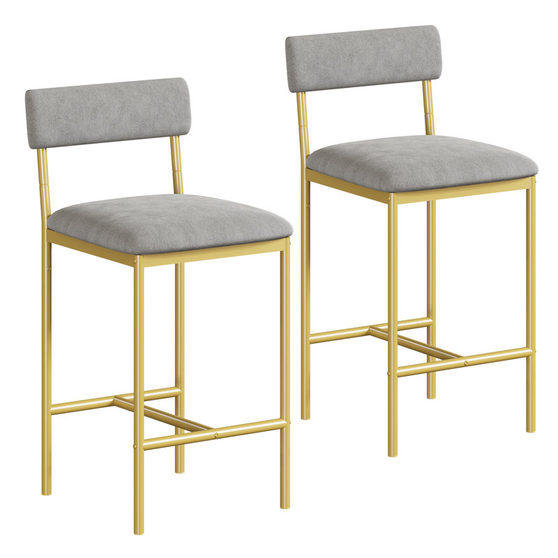 Counter Stool with Metal Frame