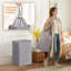 Laundry Hamper And Waste Basket Set
