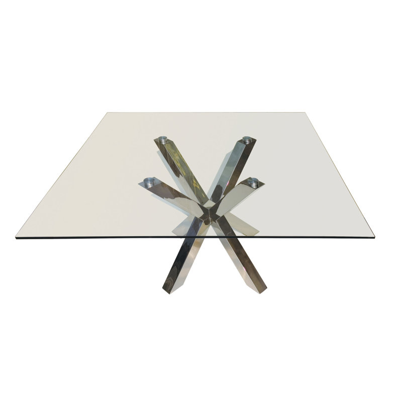  Table de salle à manger carrée 60 po, Silver