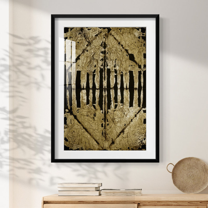 Printed Mallumo II -Framed Print, 25.5" H x 17.5" W, Black
