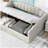 Fabric Sofa Bed with Under-Storage, Full Size-513784696