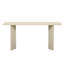 U_STYLE Console élégante avec placage de pin et pieds géométriques-1910338326