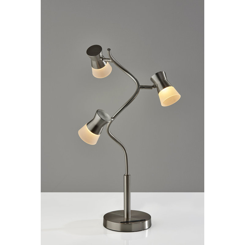 Lampe de bureau en métal Fadya
