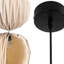 Vaughn 15.75" Modern Vintage Orb Honeycomb Shade LED Pendant Light