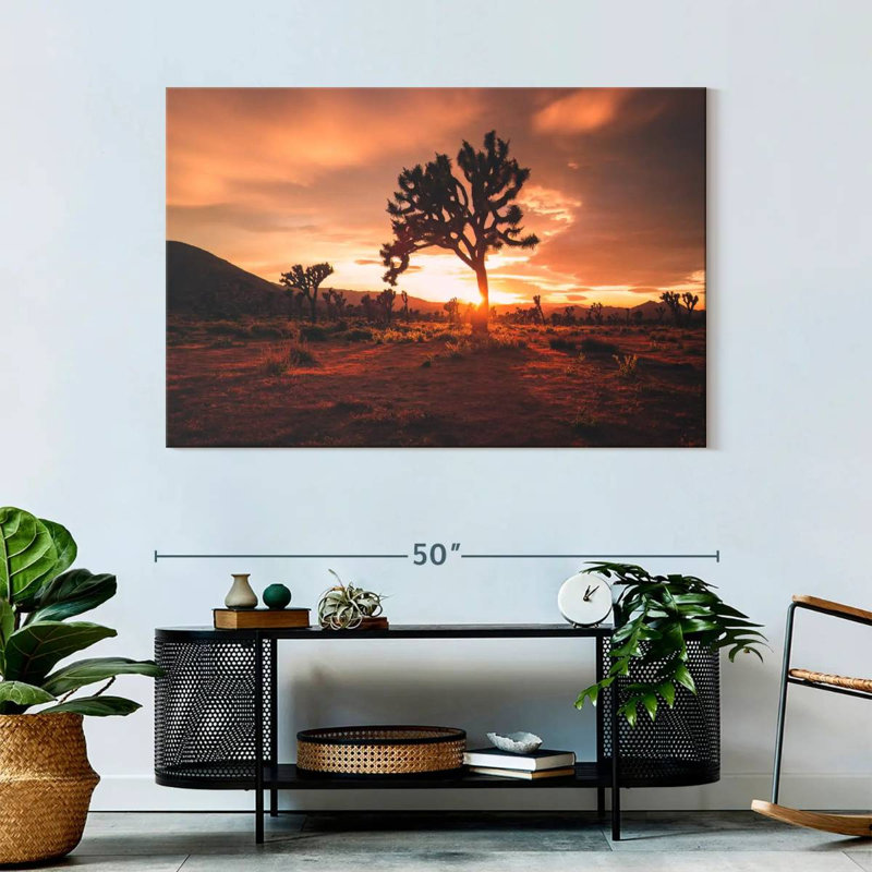 Nicci Joshua Tree Desert Sunset, H 32 po x l 48 po