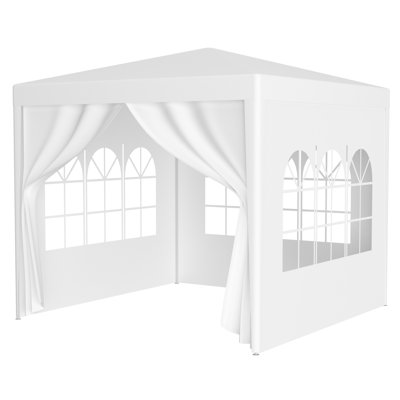 10'x10' Heavy Duty Canopy Tent - For Various Outdoor Gatherings And Activities Extra Straight Fittings For Enhanced Stability