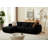 Latitude Run® 4 - Piece Upholstered Sectional - Ideal for Living Room, Comfortable and Stylish - Black Boucle-1345320523
