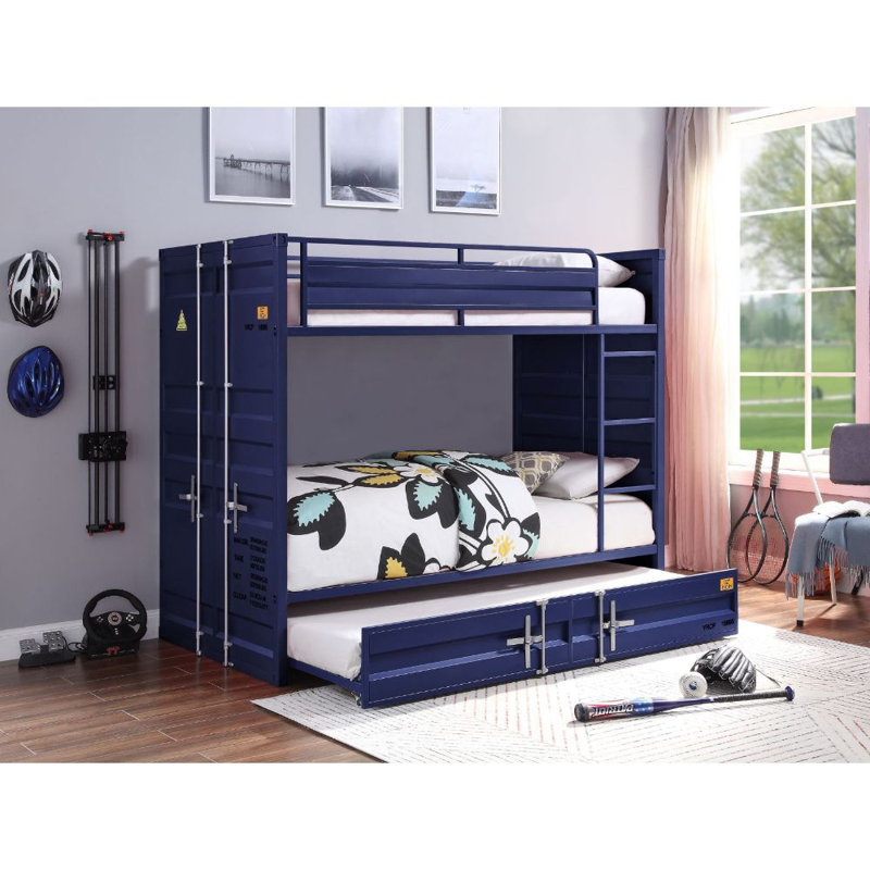 Lit gigogne Hubbert, bleu
