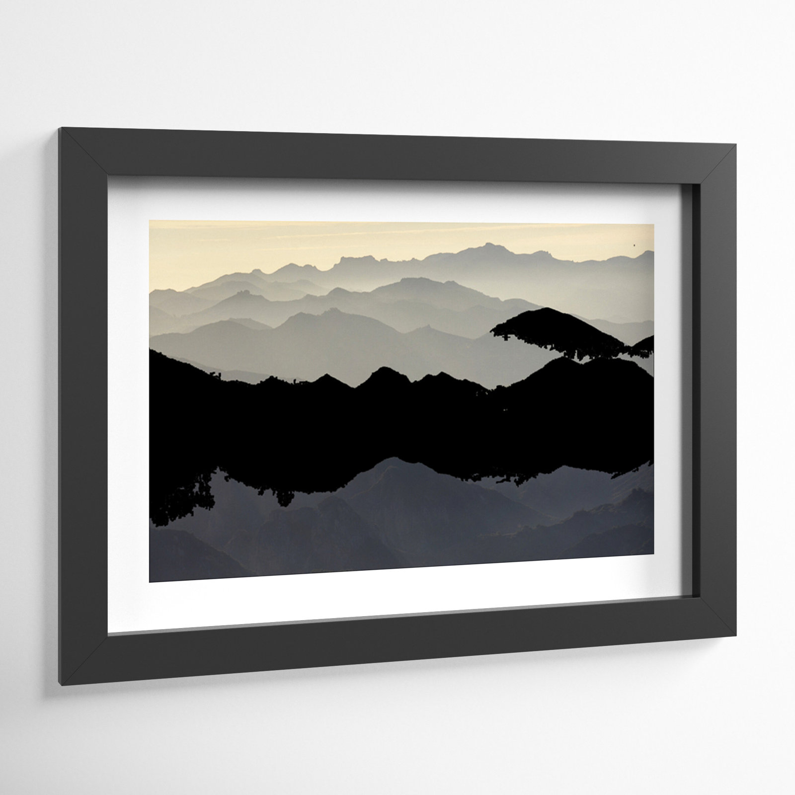 Santa Monica Mountains by Rob Sheppard Danita Delimont, 24" H x 33" W, Black