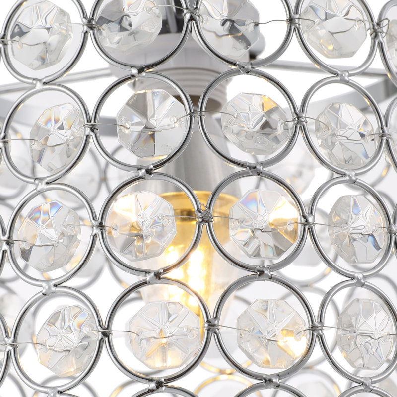 6.29X7” Crystal Pendant Light