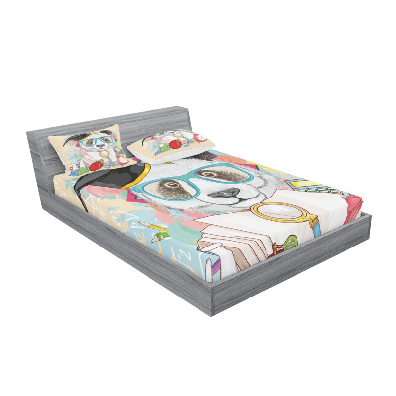 Microfiber Sheet Set, Queen Sheet Set with Fitted Sheet