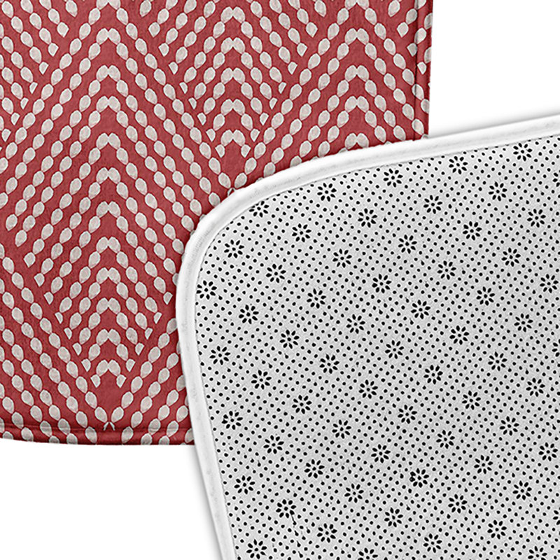 Tapis de bain GGG, L 21 po x L 34 po, Rouge