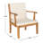 Chatelet Acacia 4 - Person Patio Conversation Set with Cushions-728023703