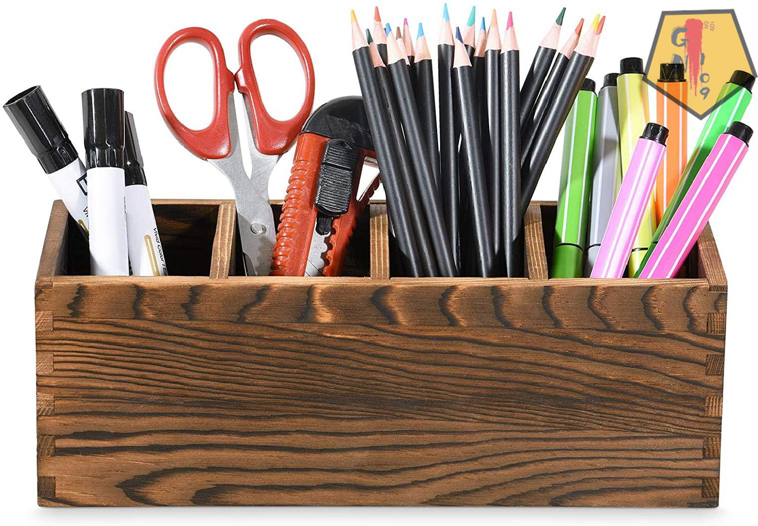 Organize Your Desk With This DIY Wooden Pen Organizer - Multi-Functional  Pen Holder For Office, School & Home!