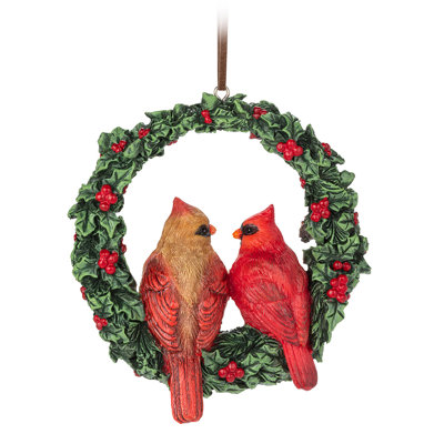 Ornement suspendu Cardinal Couple