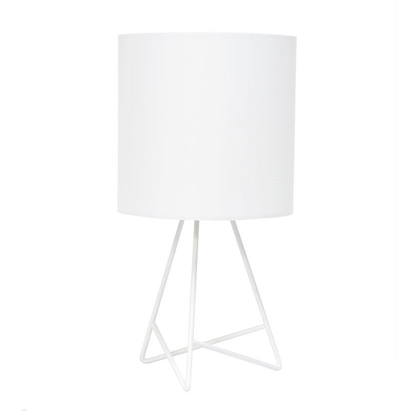 Lampe de table Jetse, Doré, Blanc, Non