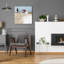 Neige sur le toit »par Ruth LaGue, art mural en verre acrylique-1507264044