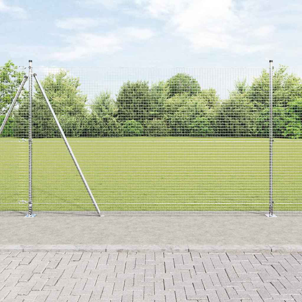 Vidaxl Fence With Posts Steel