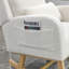 Comfortable Rocking Armchair Polyester Fabric Modern Style Living Room