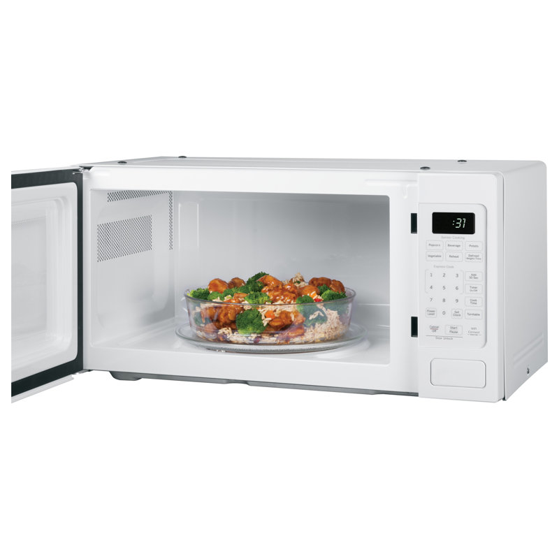 GE Profile 1.1 Cu. Ft. Countertop Microwave Oven, White