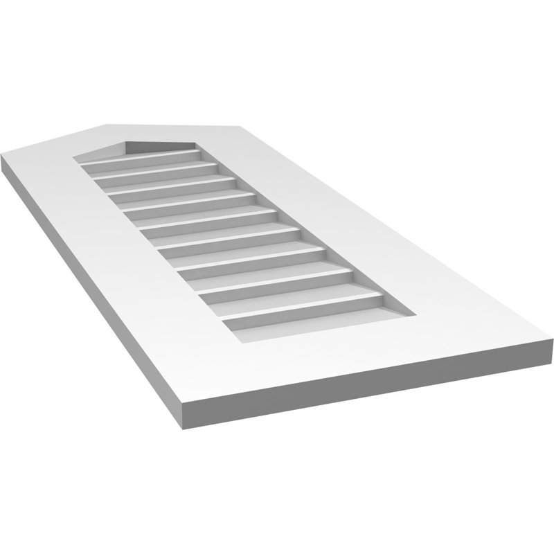 Ventilateur à pignon en uréthane non-fonctionnel Signature, H 34 po x l 14 po x P 1 po