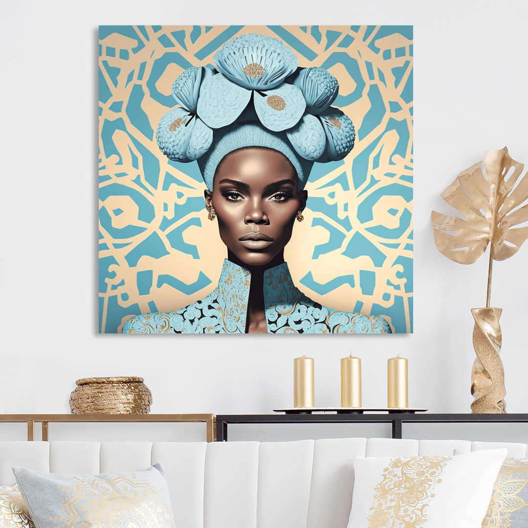 " Retro Haute Couture African American Lady V " Dakota Fields