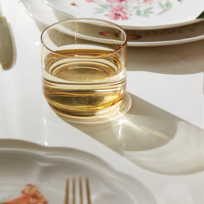Tuscany Stackables Classics 4Pc Short Glasses, Amber