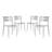 Outdoor Stacking Dining Side Chair (Set Of 4)-179976150