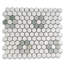 10" x 11" Marble Mosaic Sheet Subway Wall & Floor Tile