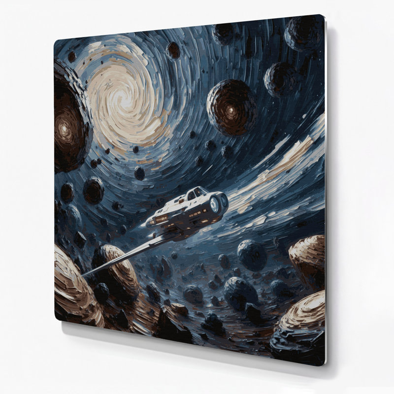 Art mural noir Sci Fi