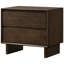 Table de chevet brun chaud Hemlock