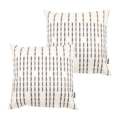 Bean Bag Bazaar Stripe Print Indoor-Outdoor Cushion, Multicolour