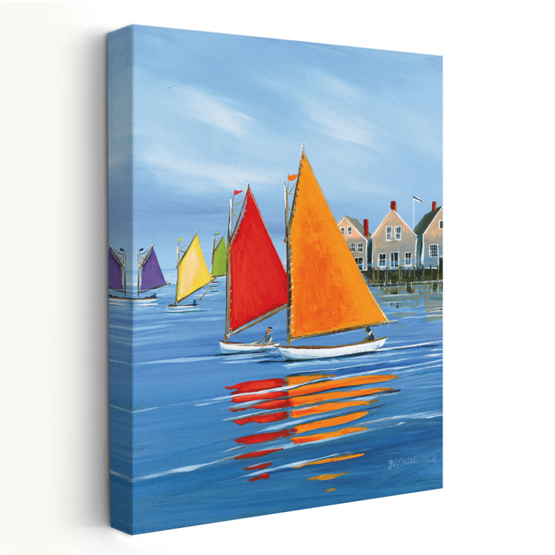 Art de Mariner's Landing - paysages côtiers, phares de sport, voiliers océaniques, H 24 po x l 16 po