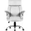 Chaise de travail moderne en velours avec rembourrage de soutien - Réduit la fatigue, la conception ergonomique de bureau, la capacité de poids maximale de 300 lb
