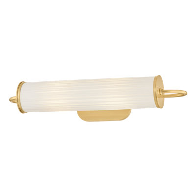 Applique pour tableau 2 lumières Elaine 21 "en soie par Augusta Hoffman pour Hudson Valley Lighting