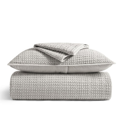 Waffle Cotton Quilt Set