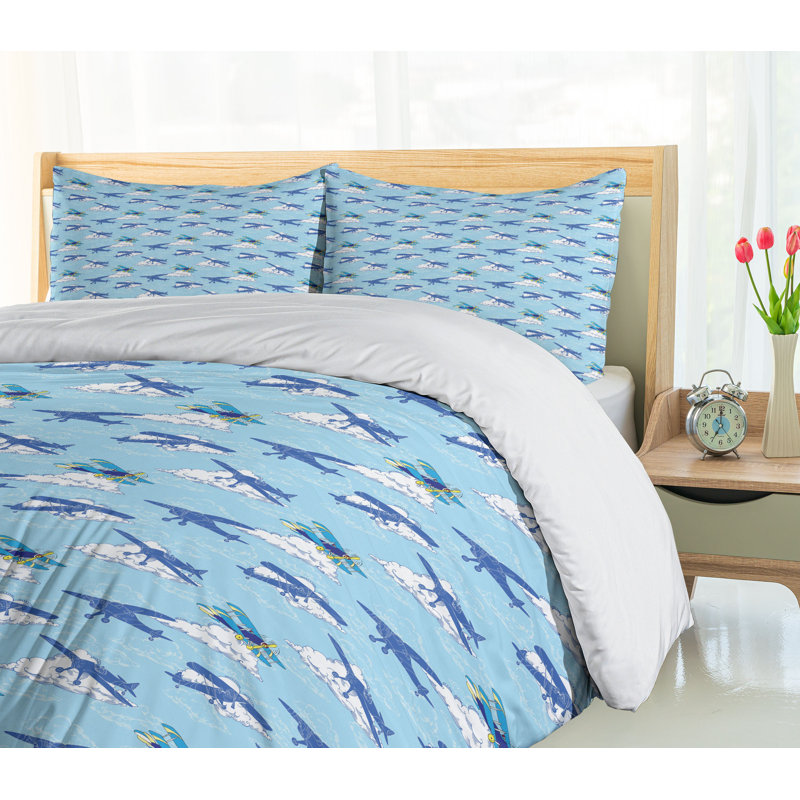 No Duvet Cover, Queen Duvet Cover + 2 Standard Shams