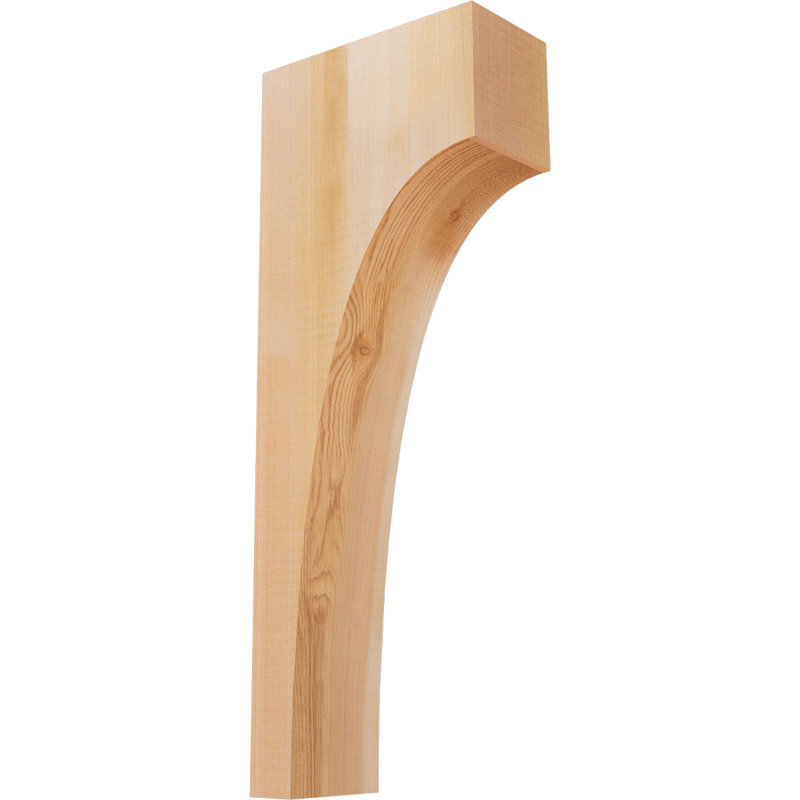 Huntington Corbel, H 20 po x l 3,5 po x P 8 po, Lisse, Cèdre rouge