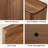  Darlington 71" Modern Walnut Storage TV Stand With Ceramic Pulls