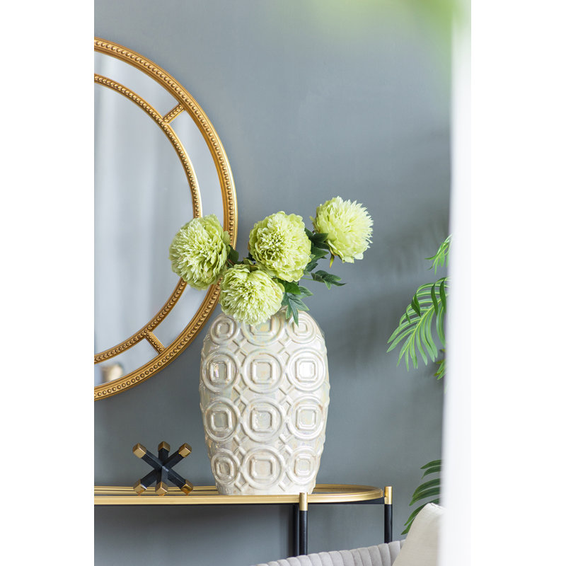 Vase de table en céramique Ralfs, H 15,9 po x l 9,1 po x P 3,7 po