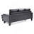Sofa Chaise , BLACK